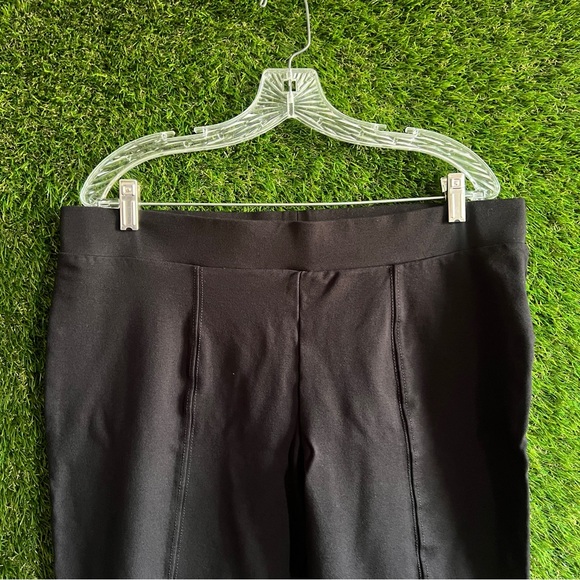 Black Cropped Leggings Time & Tru XXL 20 Plus Curvy - Picture 3 of 6